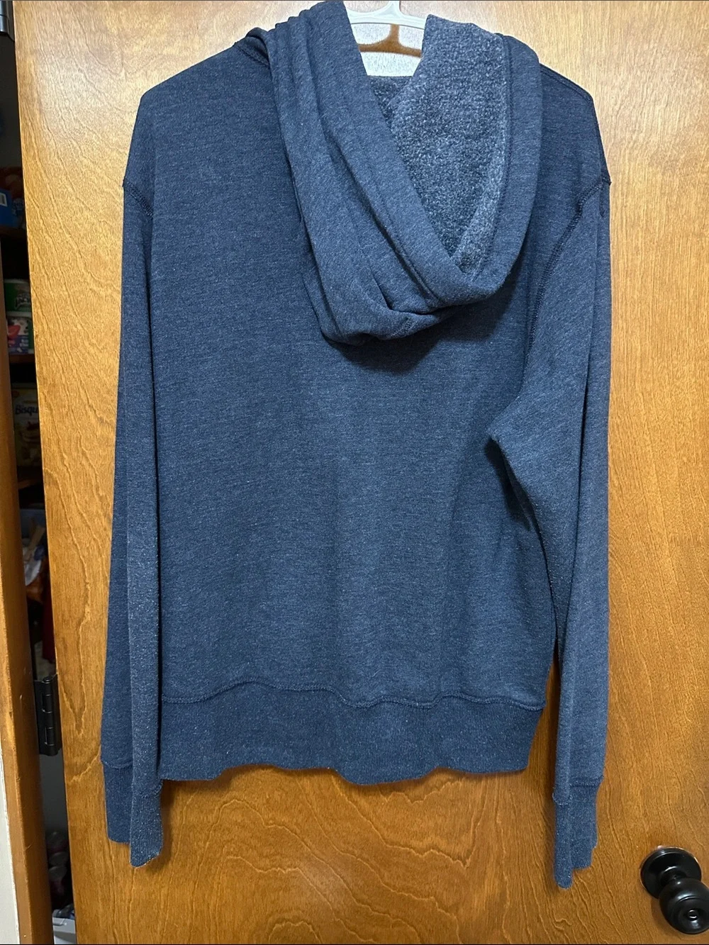 American Eagle Navy Zip Hoodie - Picture 2 of 3